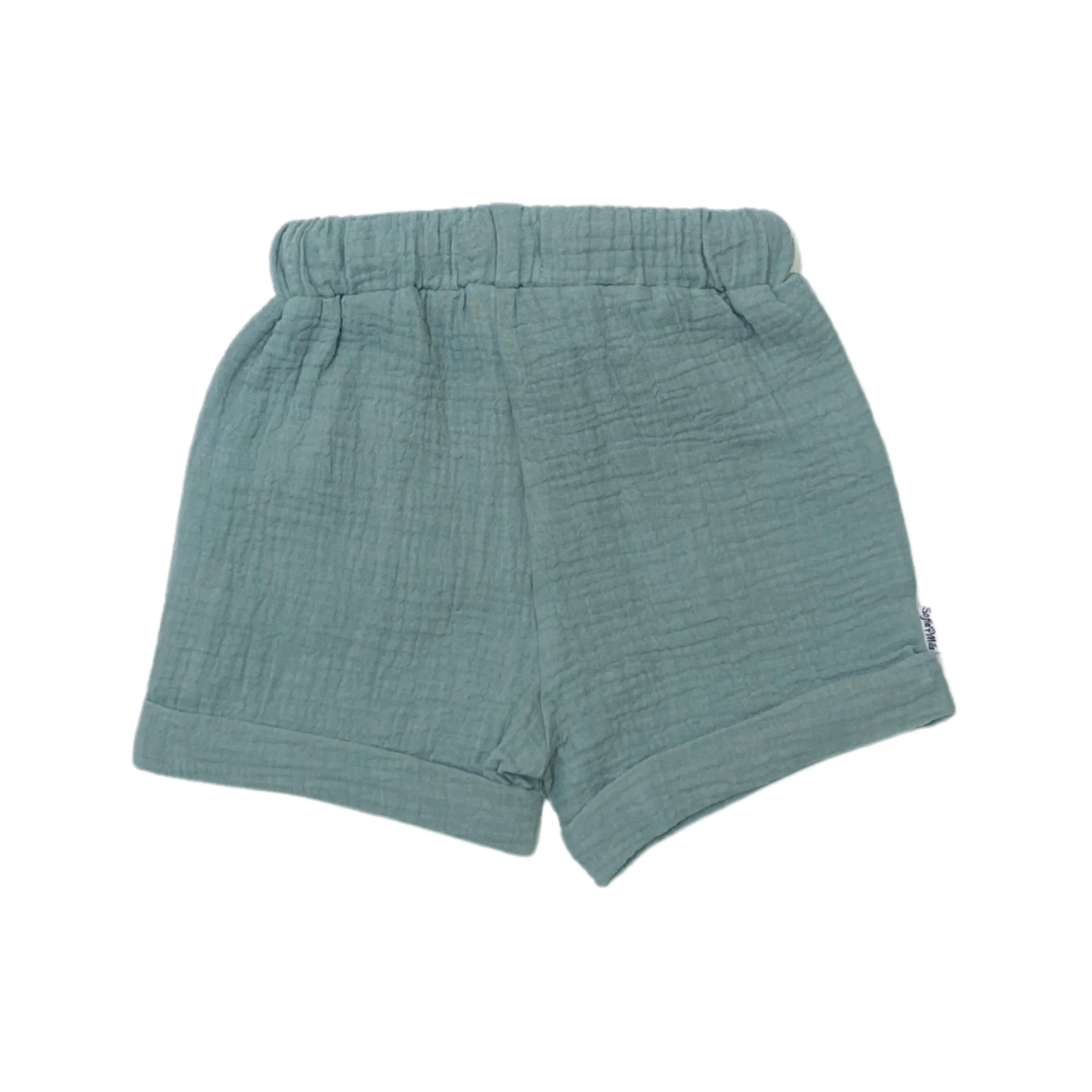 100% Bio-Baumwolle Musselin Shorts