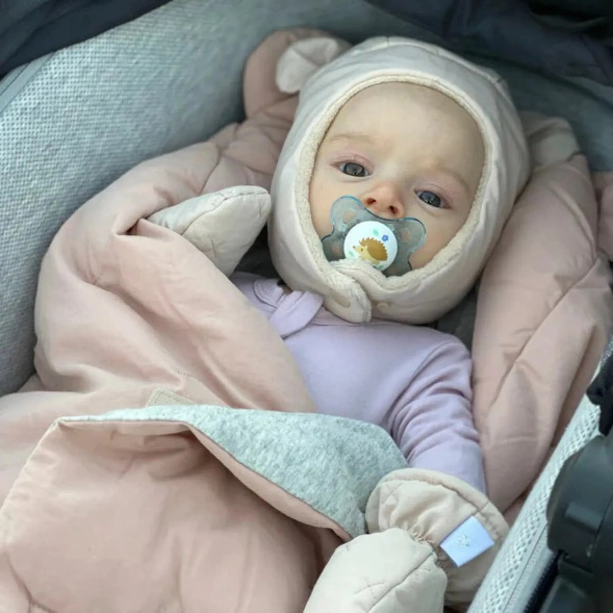 7AM ENFANT Cubby Set - Luftiges (Fäustlinge, Mütze, Decke)