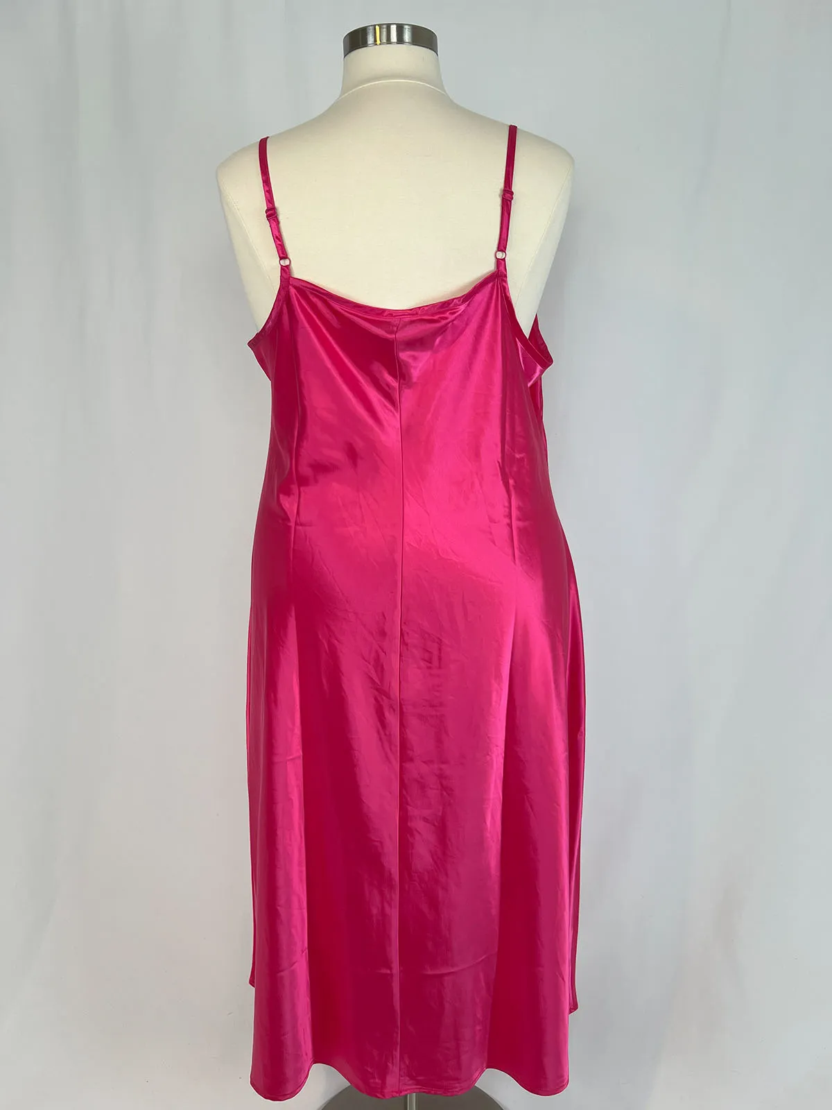 Ein neuer Tag Größe 22W Knallrosa Trägerkleid NWT