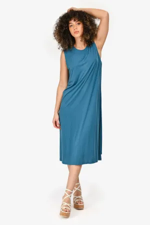 Acne Studio Blue S/L Midi Dress Size M