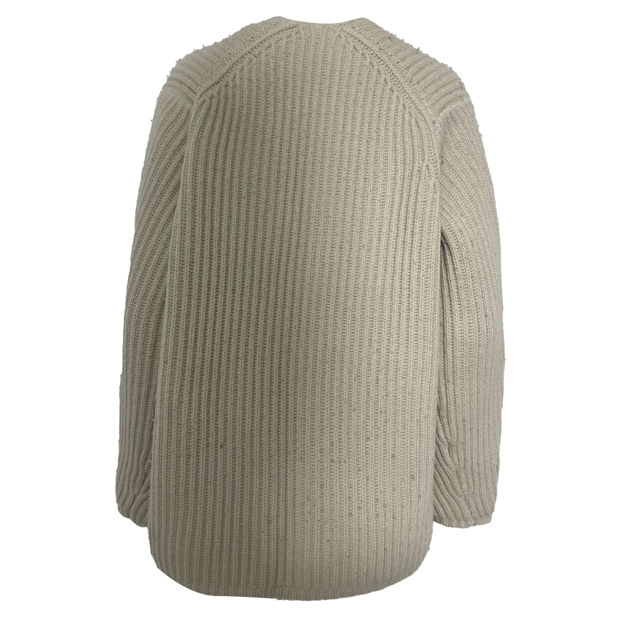 Acne Studios Häkelgestrickter Pullover in beiger Wolle