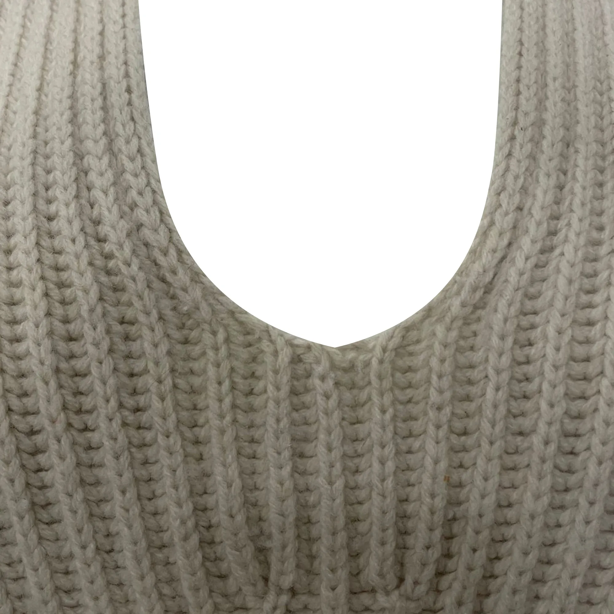 Acne Studios Häkelgestrickter Pullover in beiger Wolle