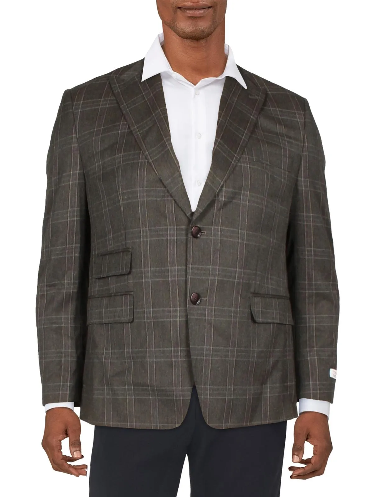 Acontour Herren Blazer aus Wollmischgewebe im klassischen Schnitt mit zwei Knöpfen
