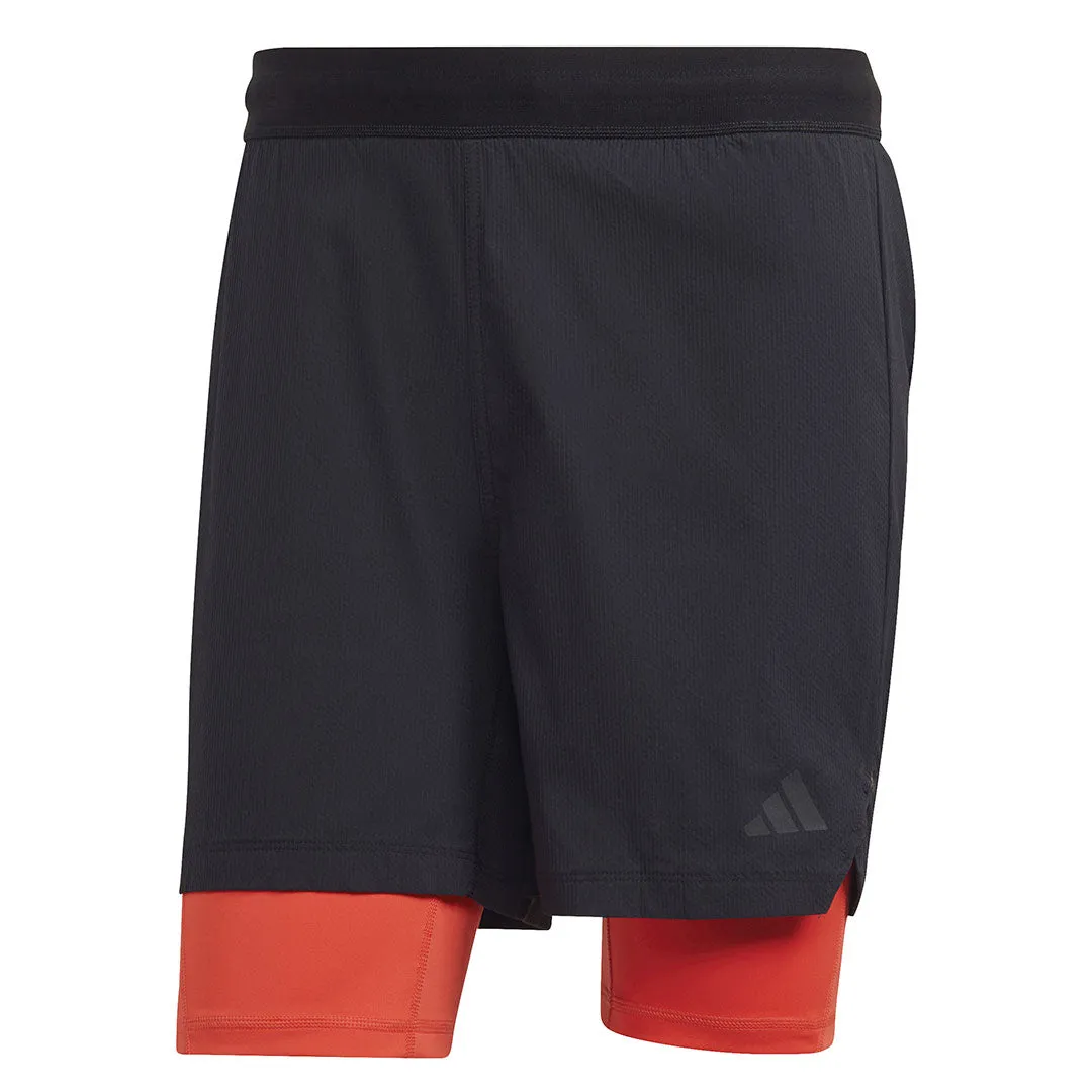 adidas - Herren Power Workout Zwei-in-Eins Shorts (HY0778)