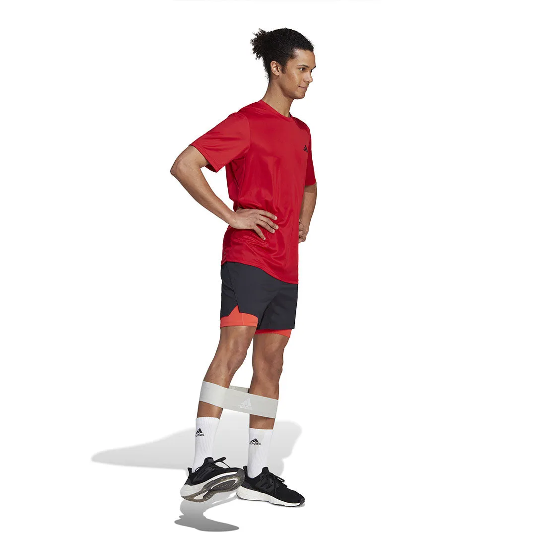 adidas - Herren Power Workout Zwei-in-Eins Shorts (HY0778)