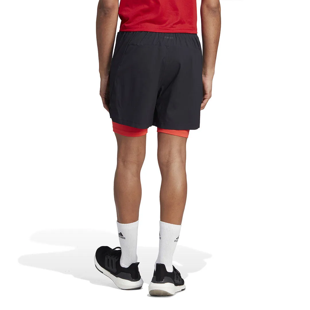 adidas - Herren Power Workout Zwei-in-Eins Shorts (HY0778)