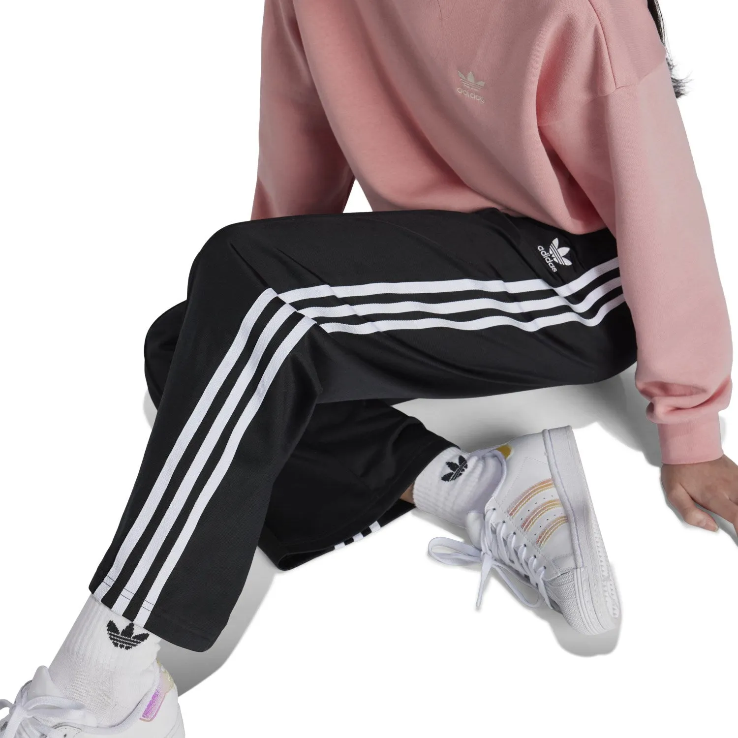 adidas Originals Schwarze Weite Hose