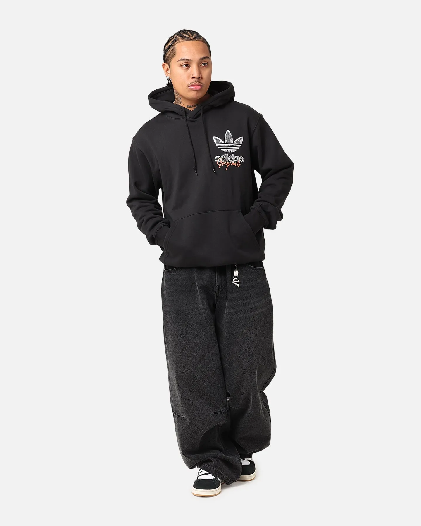 Adidas Trefoil Hoodie Schwarz