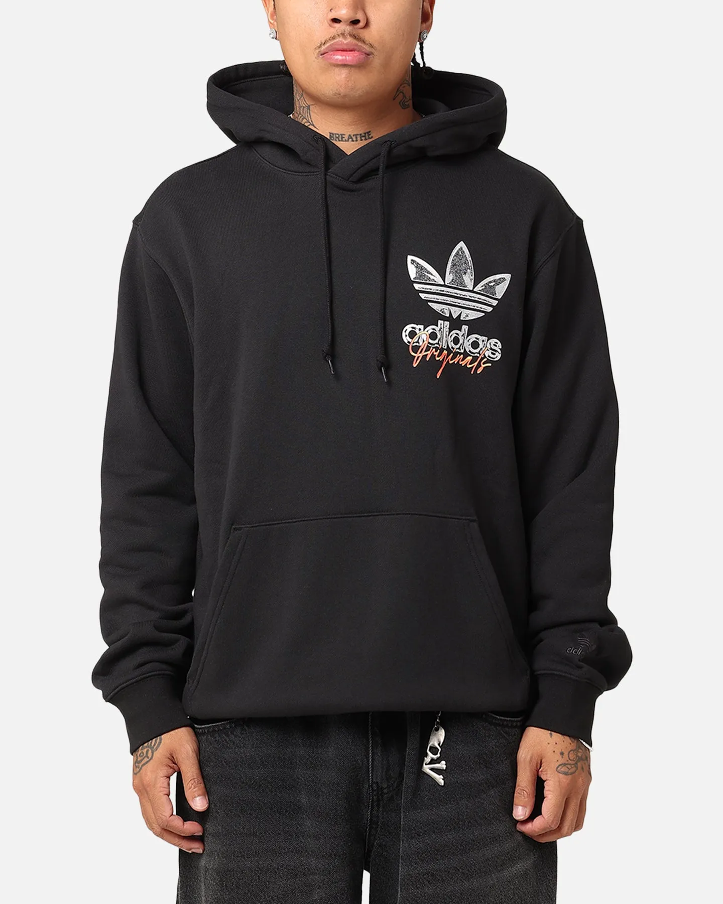 Adidas Trefoil Hoodie Schwarz