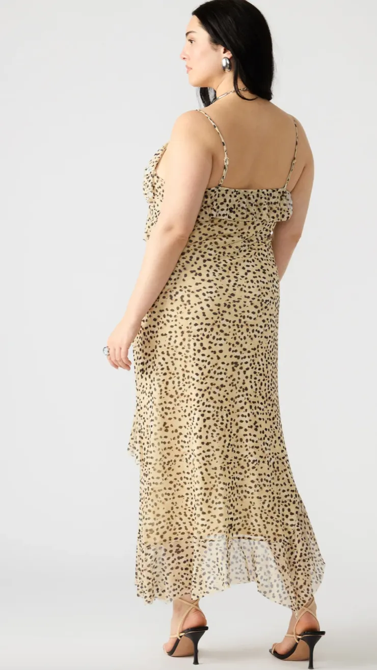 Aida Cheetah Midi-Kleid von Steve Madden