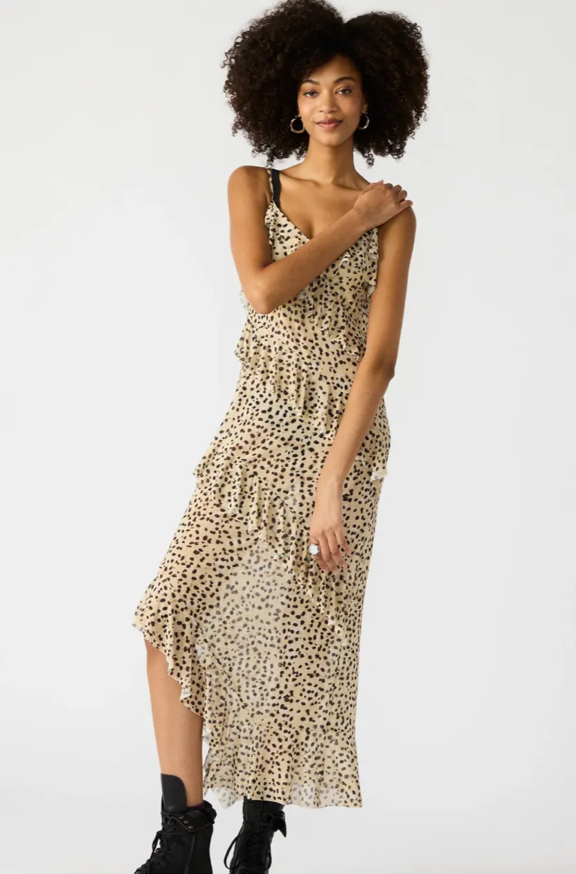 Aida Cheetah Midi-Kleid von Steve Madden