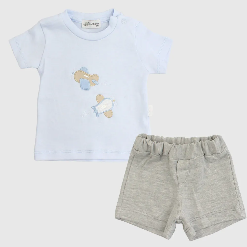 Flugzeug 2-teiliges Outfit-Set