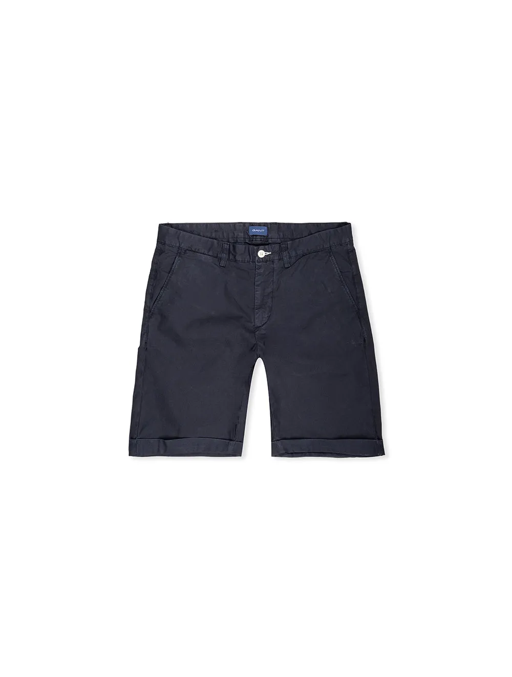Allister Regular Fit Sonnenverblasste Shorts Marine