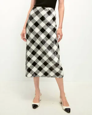 Allora Skirt In Black/offwhite