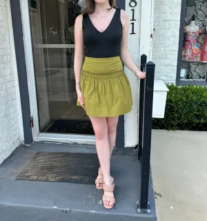 Amara Skirt In Hunter Green