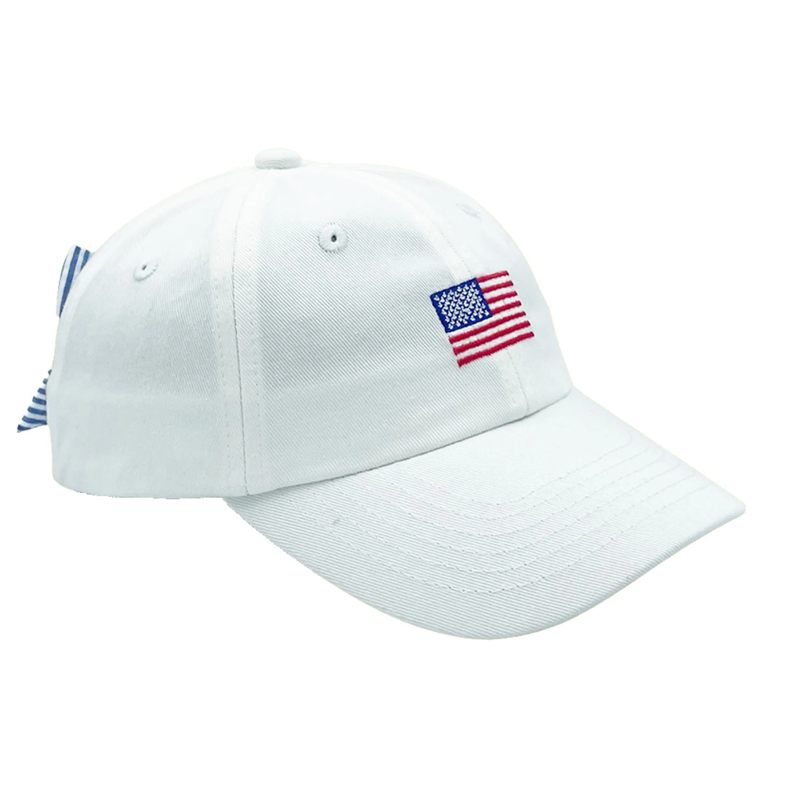 Amerikanische Flagge Schleifen Baseballmütze (Mädchen)