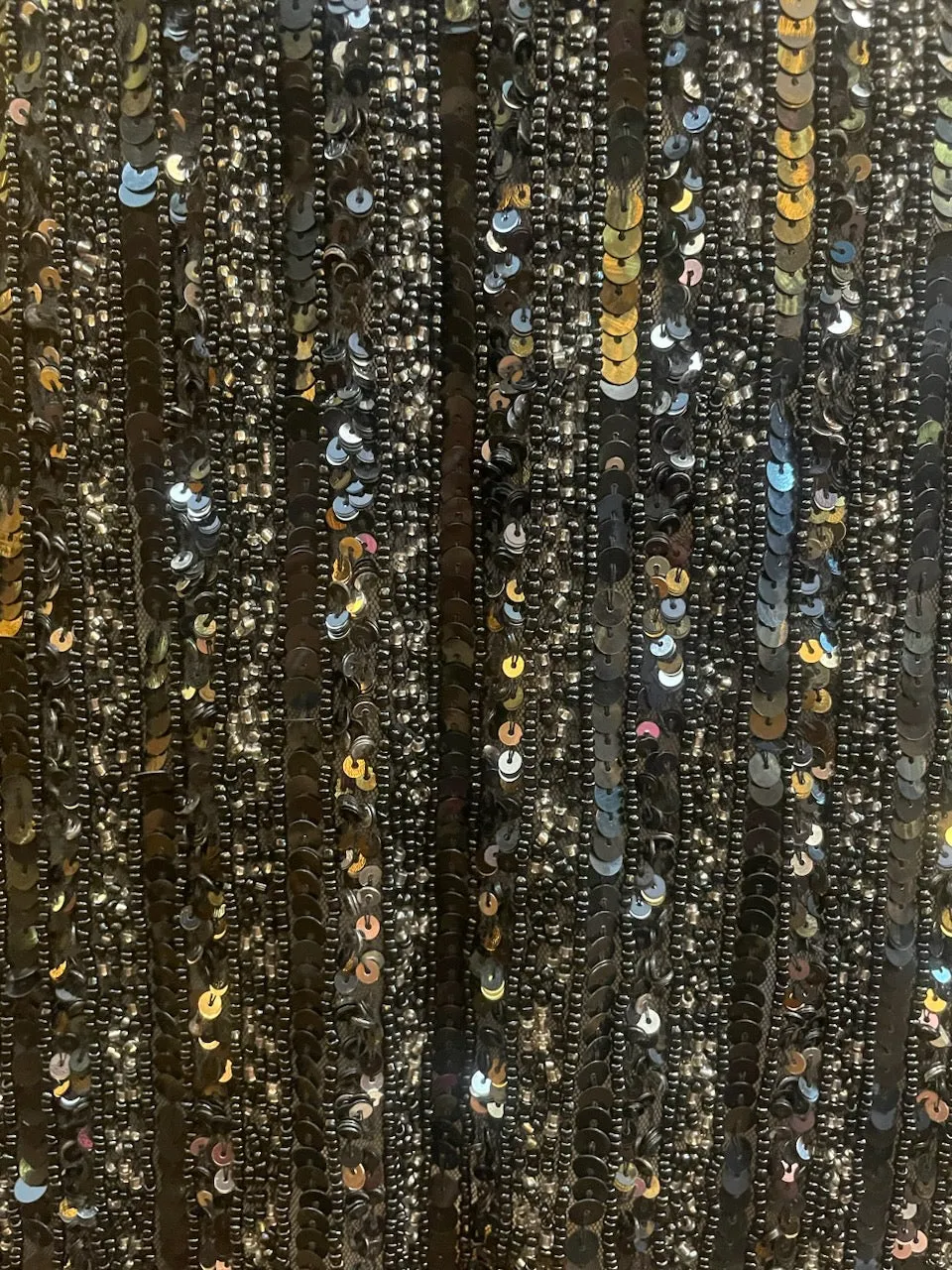 Any Old Iron Schwarzes Fransenkleid