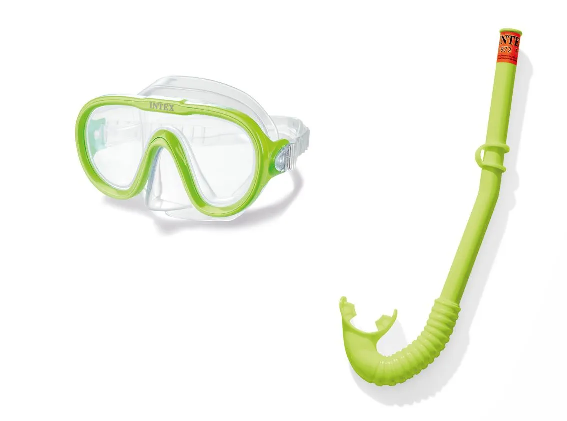 Aqua Flow Maske und Schnorchel Intex
