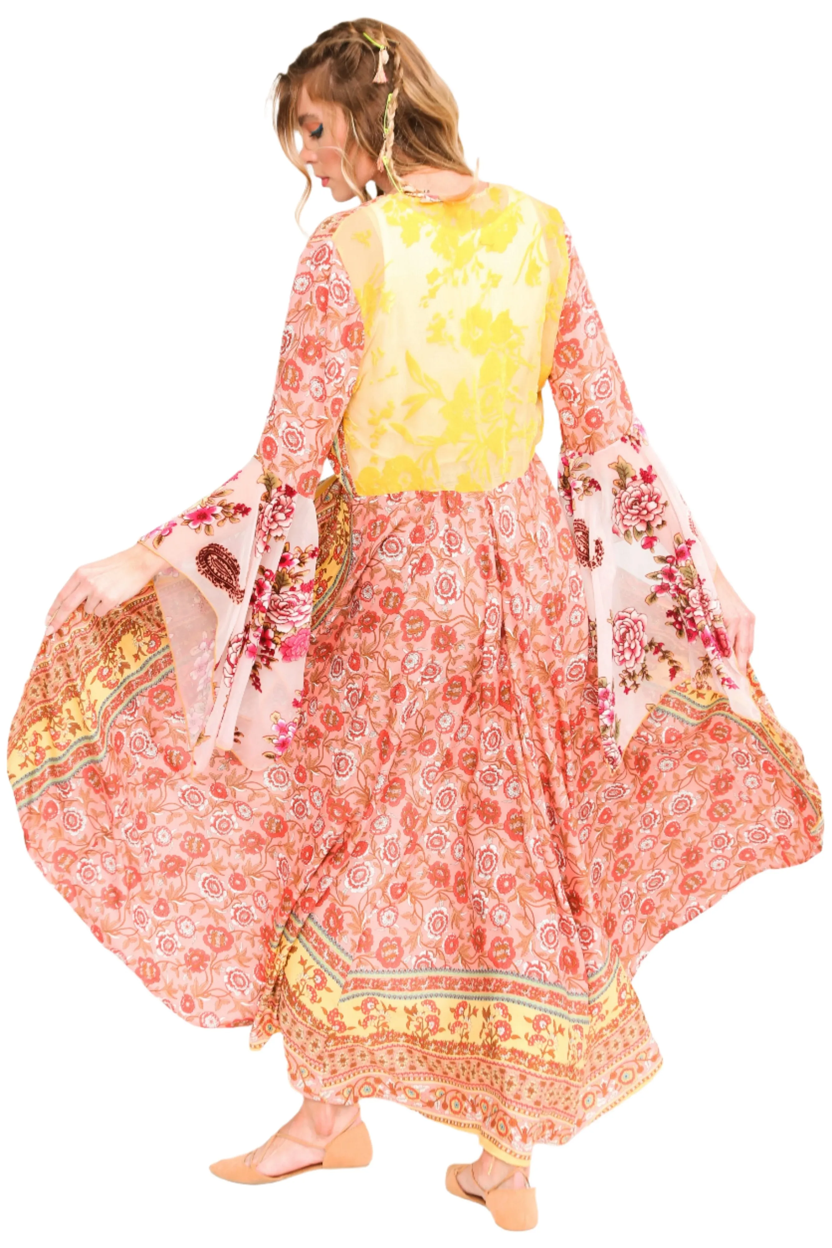 Aratta Stille Reise Rosen Kimono