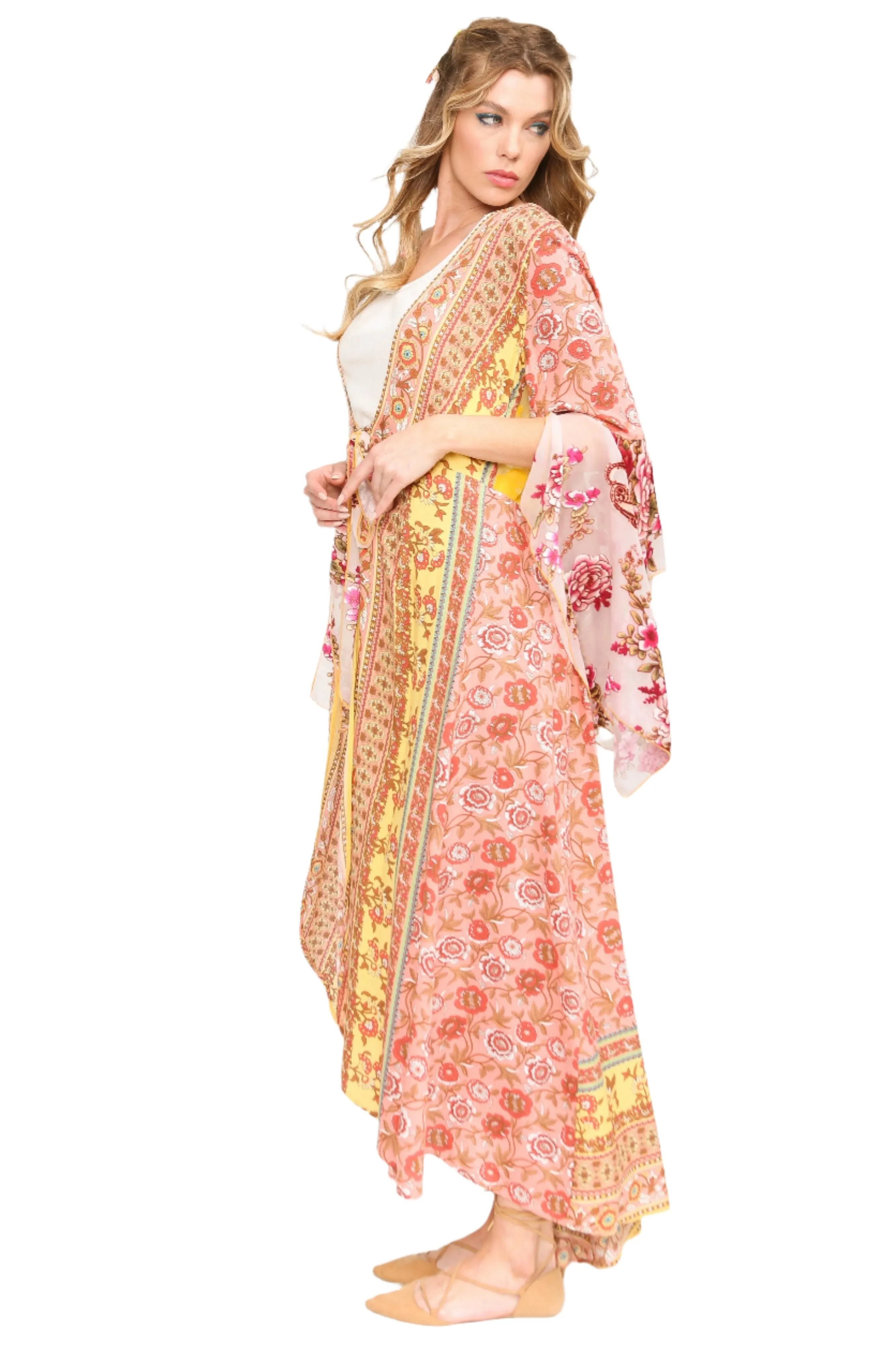 Aratta Stille Reise Rosen Kimono