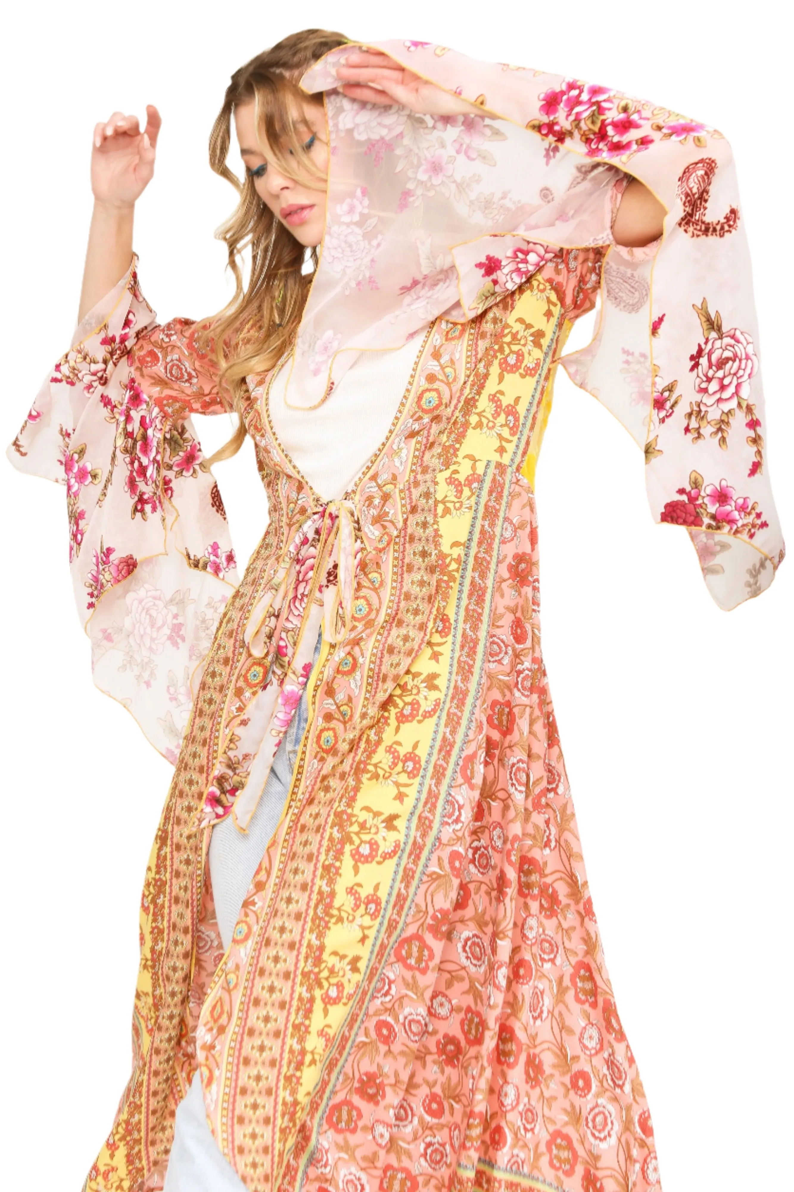 Aratta Stille Reise Rosen Kimono