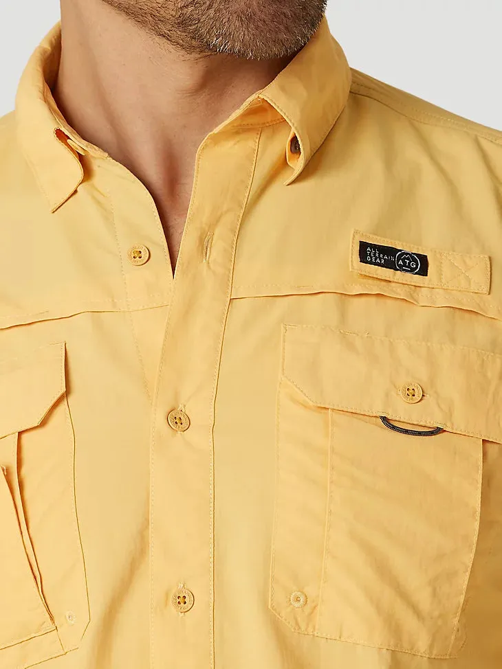 ATG By Wrangler™ Herren Angler Langarmhemd in Wildleder Wrangler Kleidung