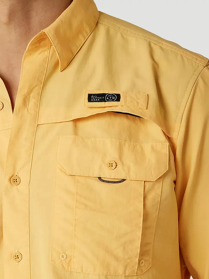 ATG By Wrangler™ Herren Angler Langarmhemd in Wildleder Wrangler Kleidung
