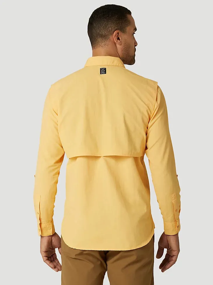 ATG By Wrangler™ Herren Angler Langarmhemd in Wildleder Wrangler Kleidung
