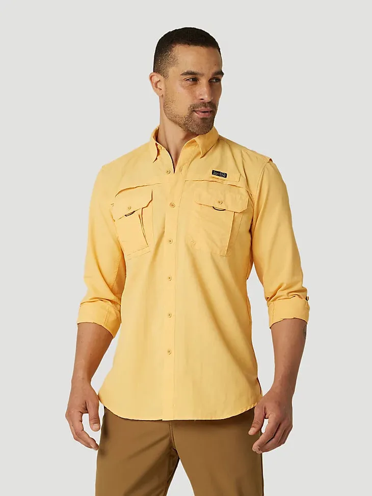 ATG By Wrangler™ Herren Angler Langarmhemd in Wildleder Wrangler Kleidung