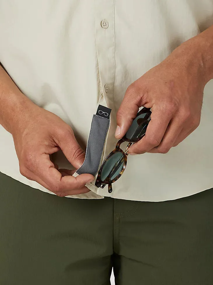 ATG By Wrangler™ Herren Angler Langarmhemd in Pelican Wrangler Kleidung