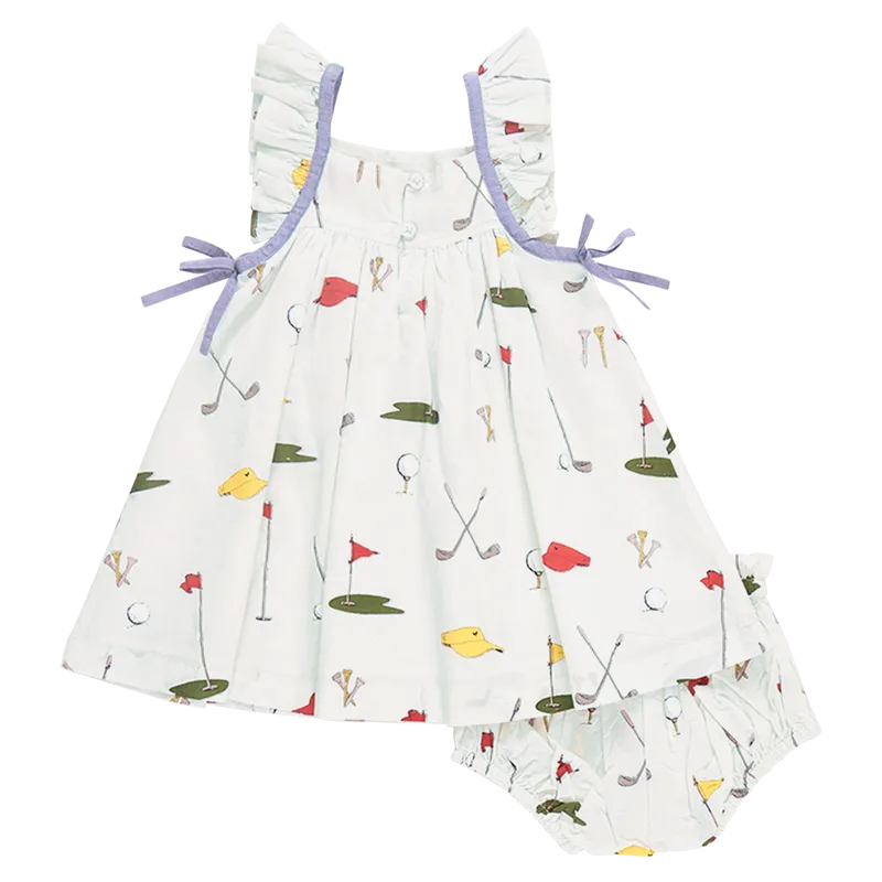 Baby Ailee Kleid-Set - Golf-Turnier von Pink Chicken