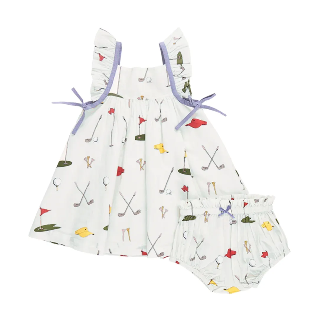 Baby Ailee Kleid-Set - Golf-Turnier von Pink Chicken