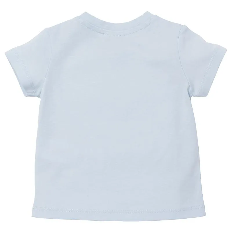 Baby Boys Blaues Kreuz Logo T-Shirt