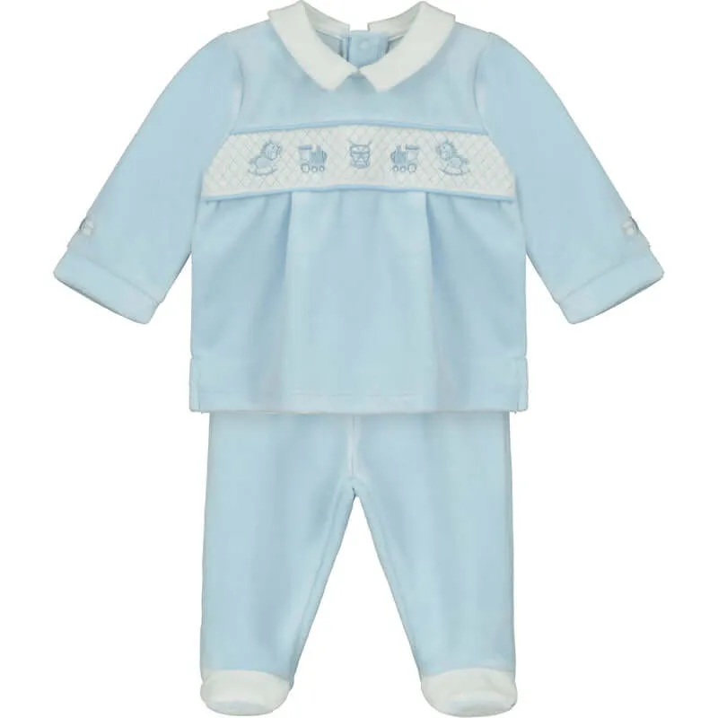 Baby Boys Blauer Edgar Velour Set