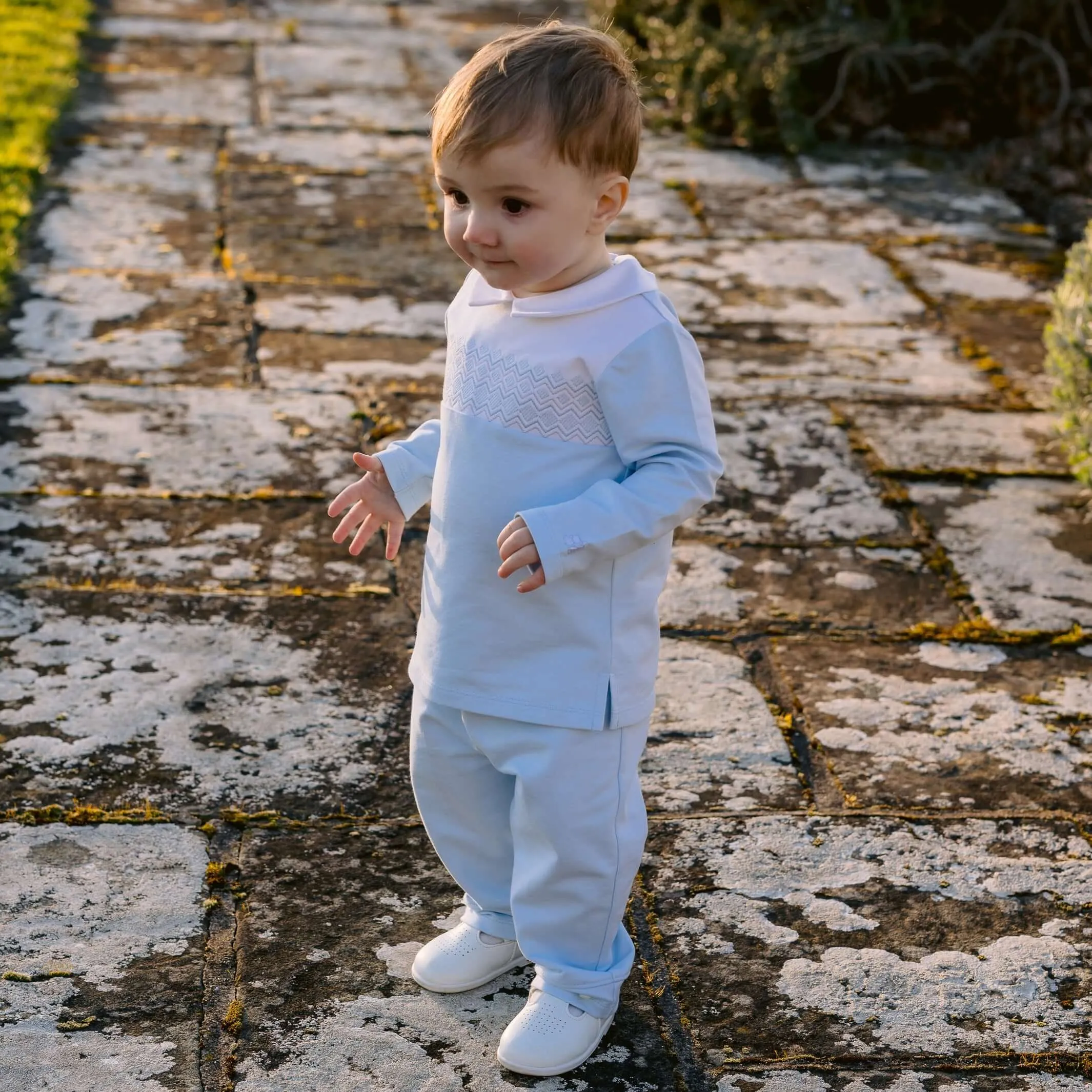 Baby Boys Blau Elijah Set