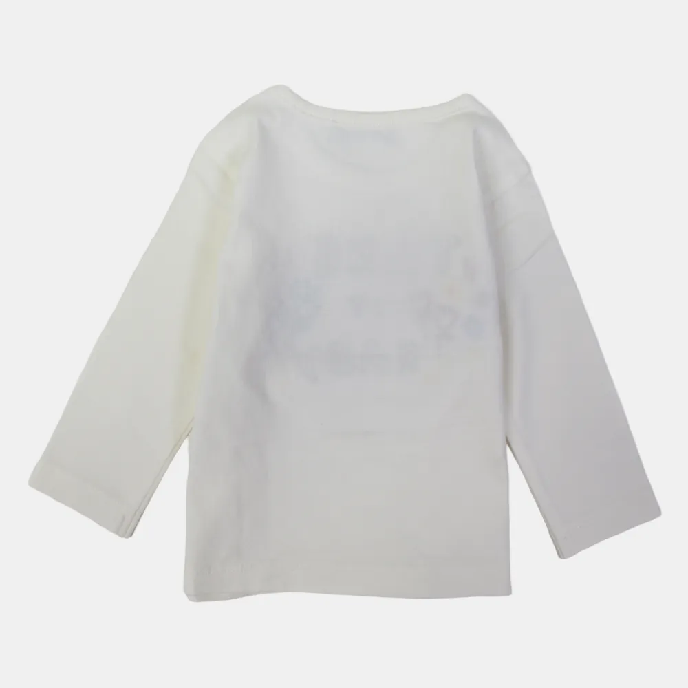 Baumwoll-Langarm-T-Shirt für Jungen