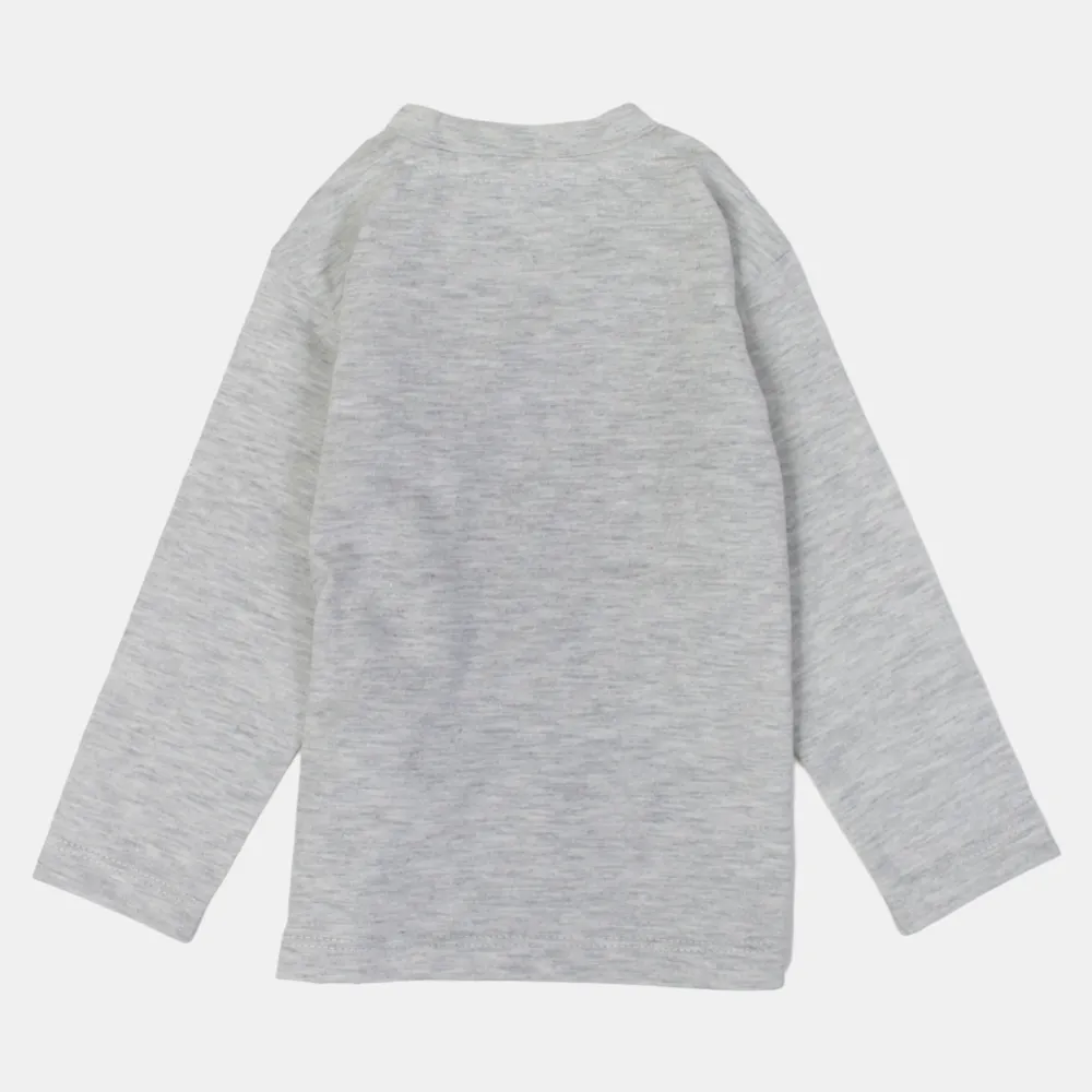 Baumwoll-Langarm-T-Shirt für Jungen