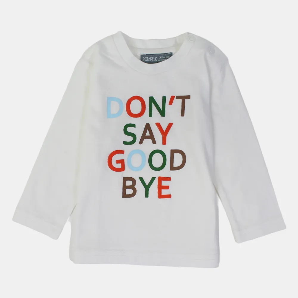 Baumwoll-Langarm-T-Shirt für Jungen