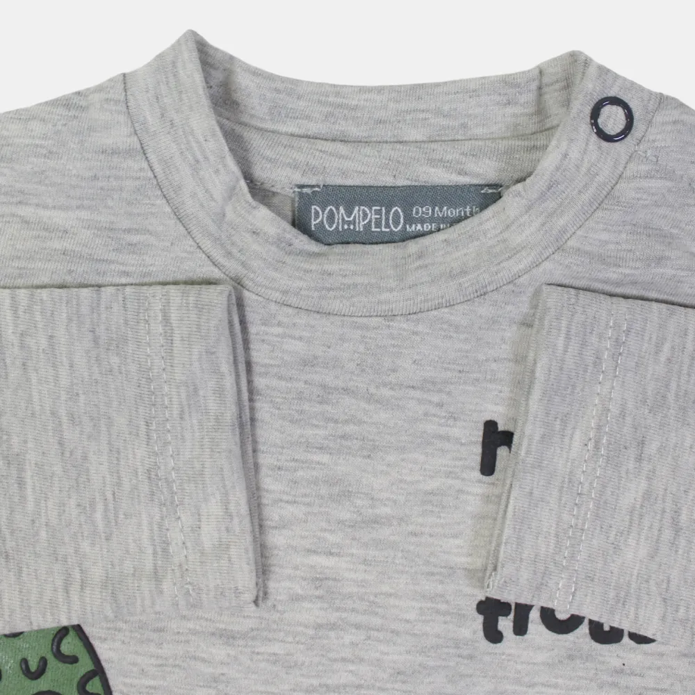 Baumwoll-Langarm-T-Shirt für Jungen