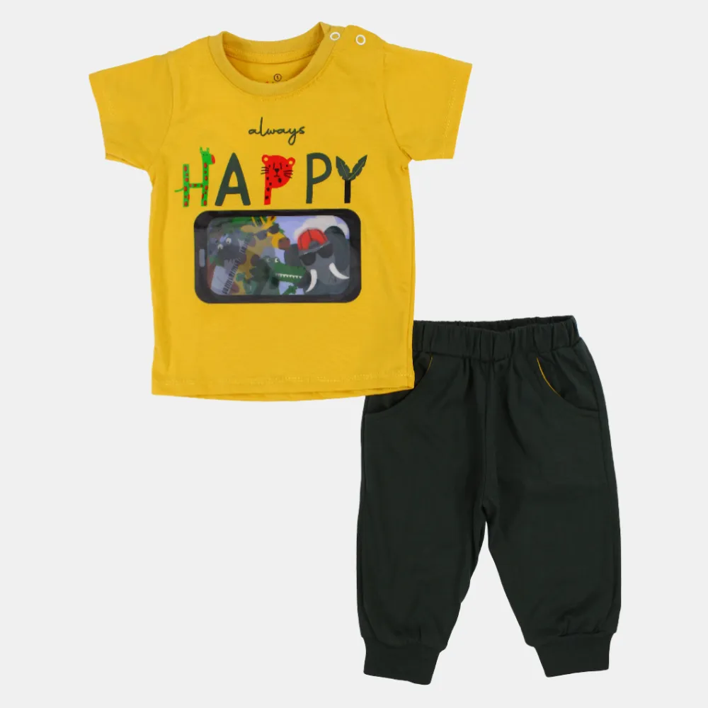 Baumwoll-Pyjama-Set für Jungen – Mehrfarbig