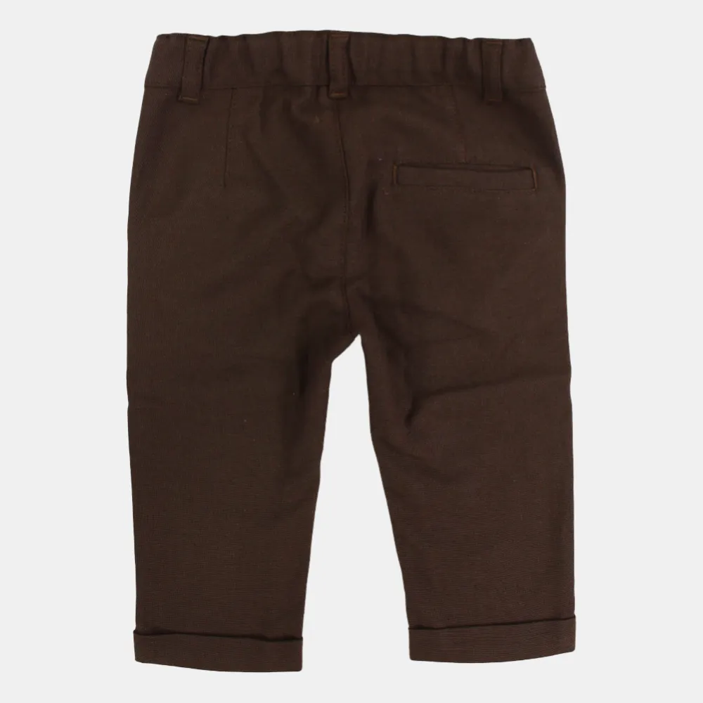 Baumwollhosen für Jungen – Braun