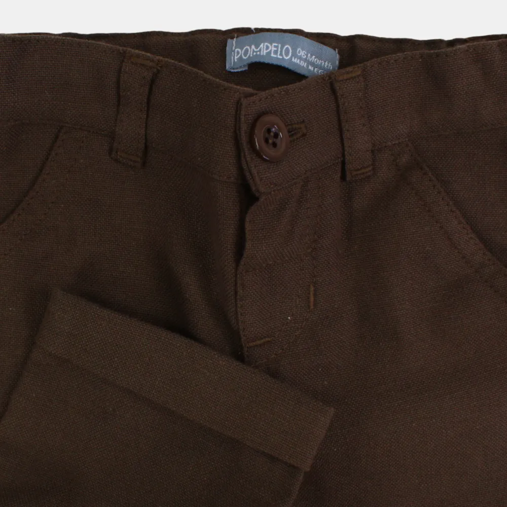 Baumwollhosen für Jungen – Braun