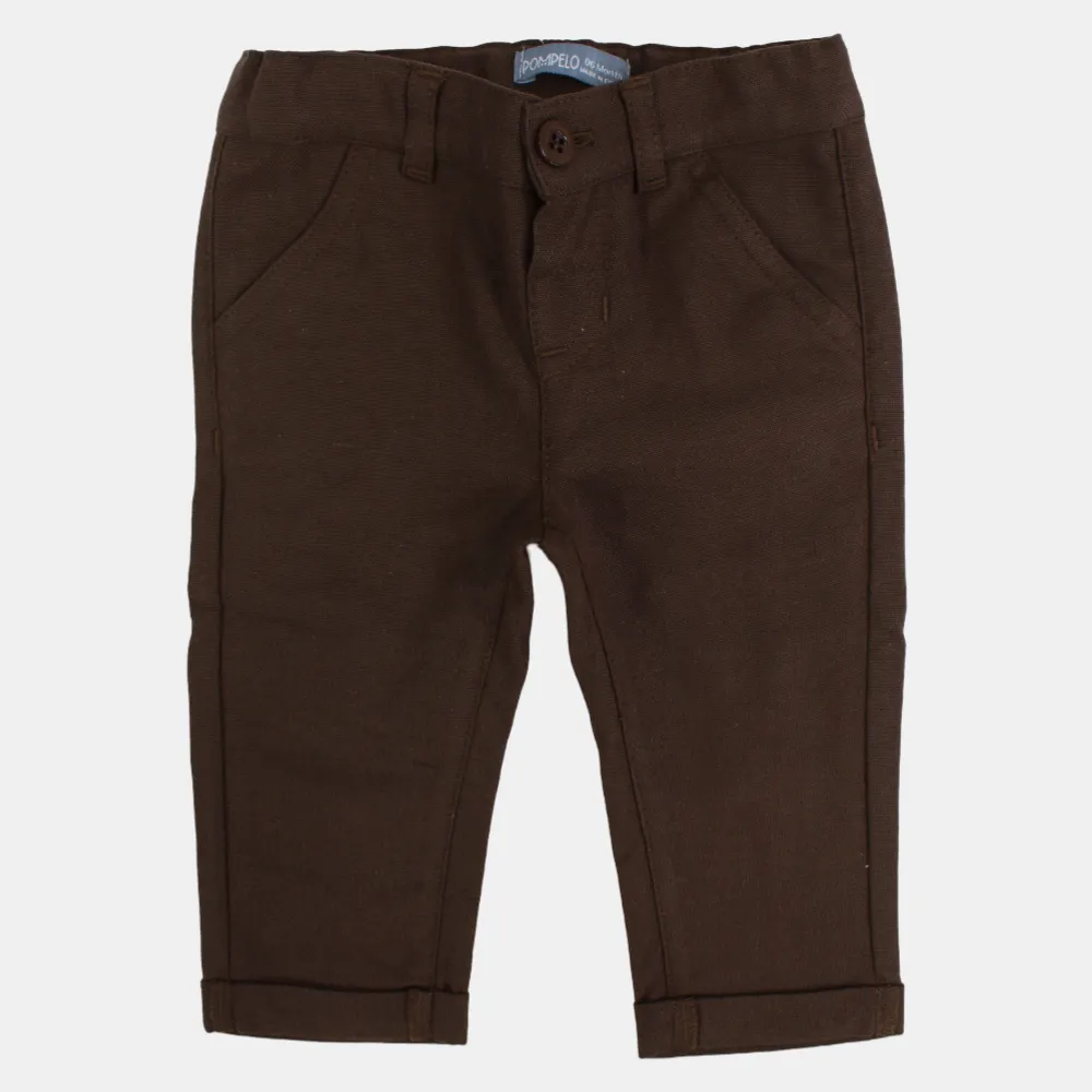 Baumwollhosen für Jungen – Braun