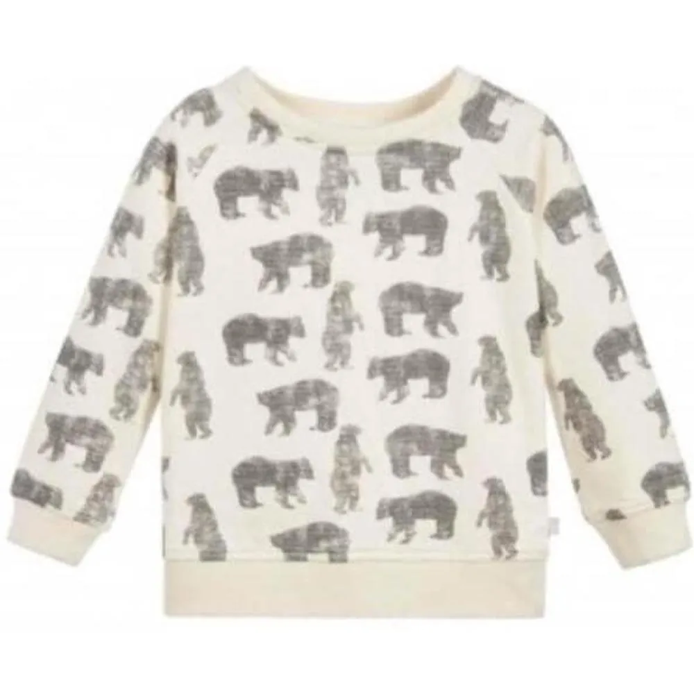 Baby Boys Creme Eisbär Sweat Top und Hose