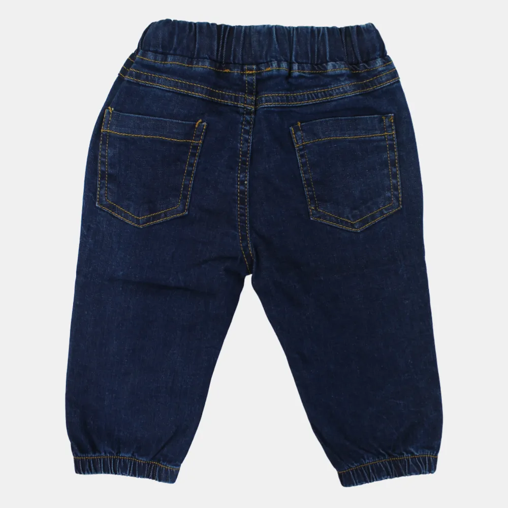 Baby Boys Denim Hose – Klassisches Marineblau