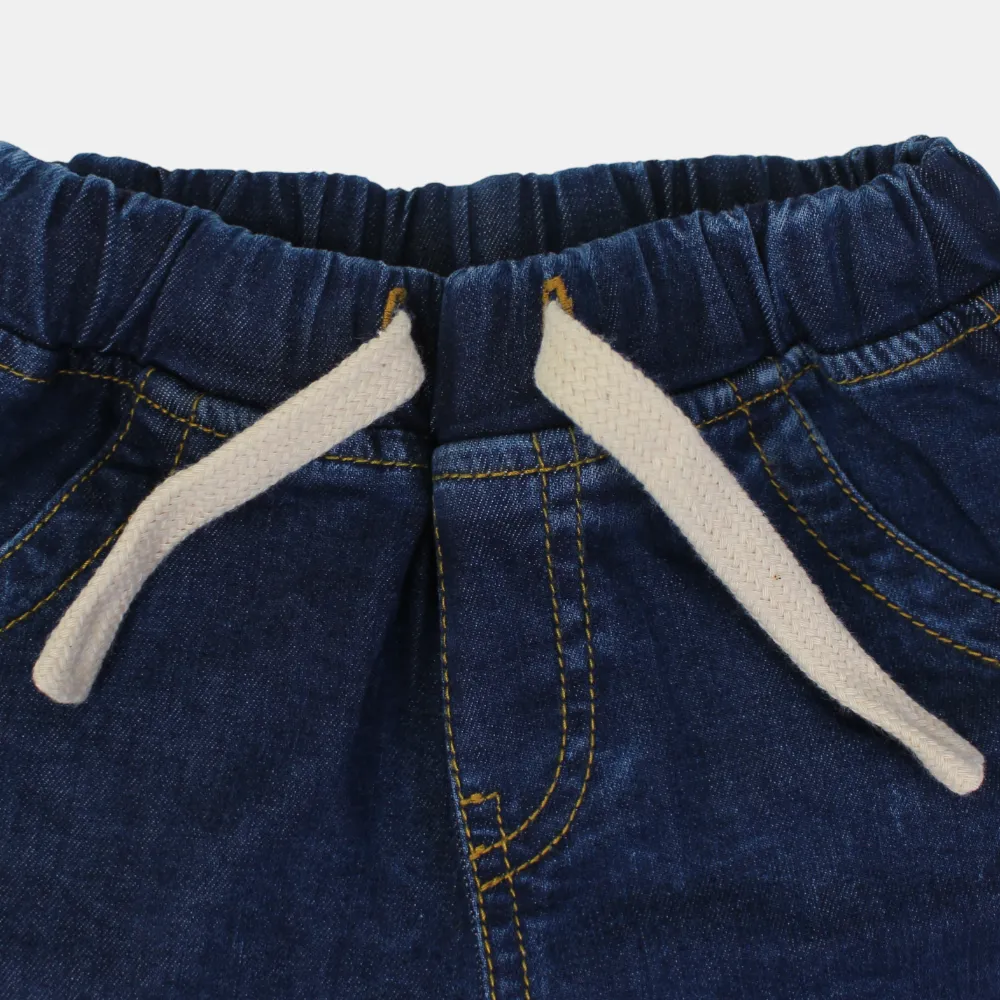 Baby Boys Denim Hose – Klassisches Marineblau