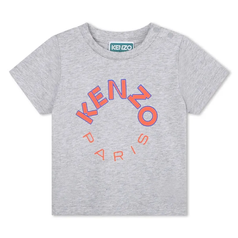 Baby Boys Graues 'IKEBANA' Kurzarm T-Shirt