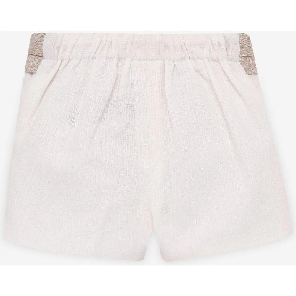 Elfenbein Shorts für Babyjungen