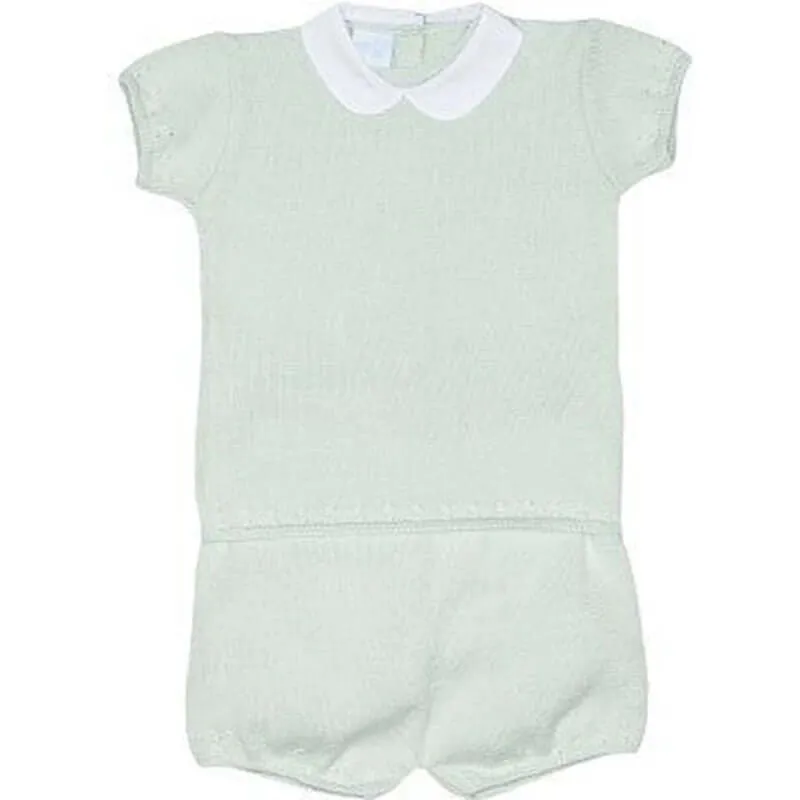 Baby Boys Minz-Kurzarm-Set