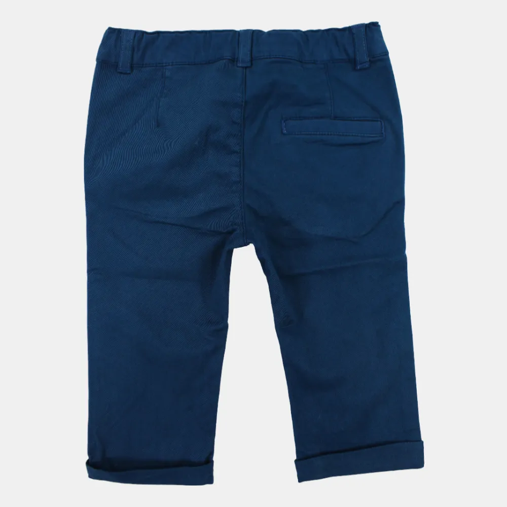 Navy Gabardine-Hosen für Babyjungen